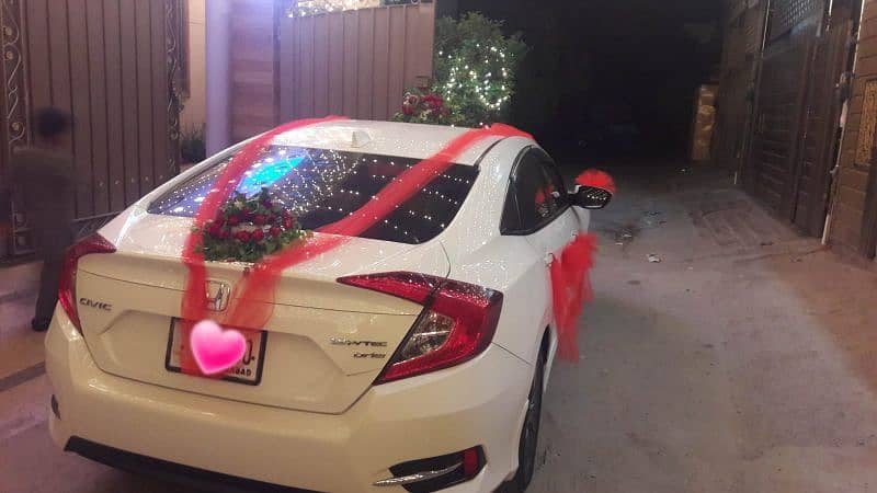 Honda civic available for rent and also for wedding booking. 2