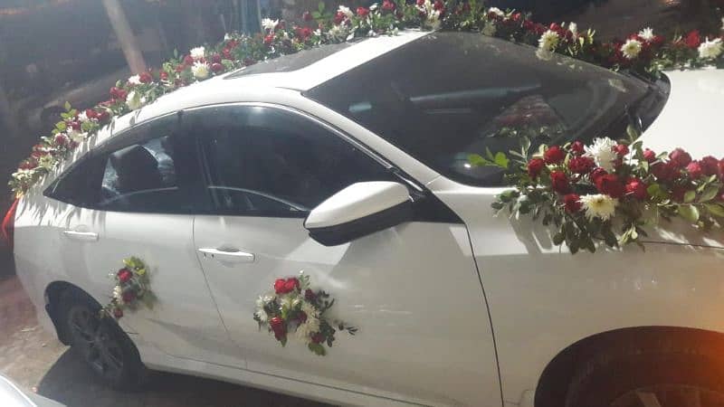 Honda civic available for rent and also for wedding booking. 3