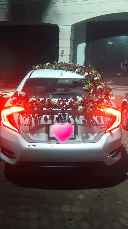 Honda civic available for rent and also for wedding booking. 4