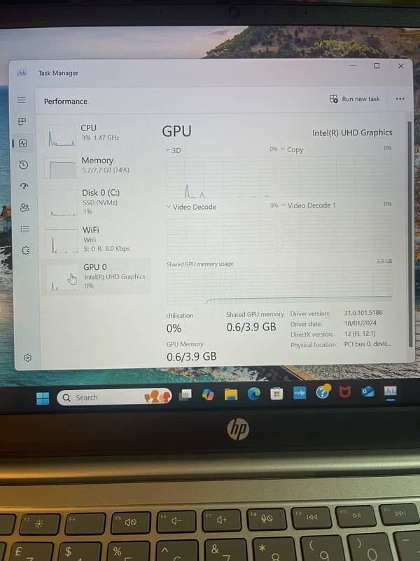 Hp core i5 13th Gen 9
