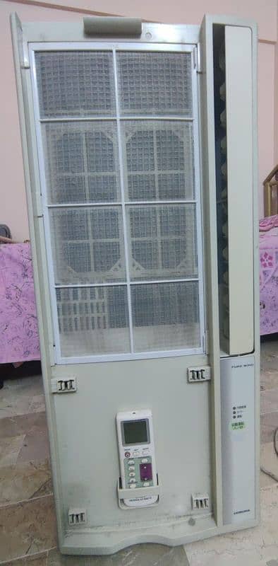 Corona 110 window AC with inverter & wooden Frame 1