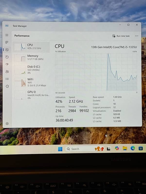 Samsung Galaxy Book 4 core i5 13 gen 3