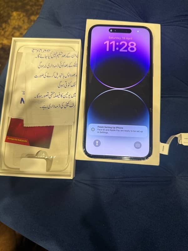 IPhone 14 Pro Max – 256GB – Deep Purple – PTA Approved – 10/10 0