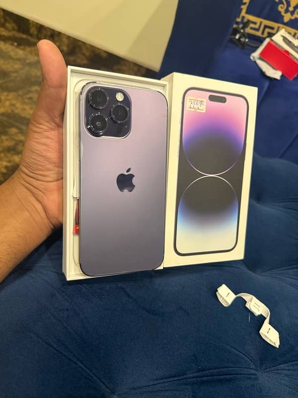 IPhone 14 Pro Max – 256GB – Deep Purple – PTA Approved – 10/10 1