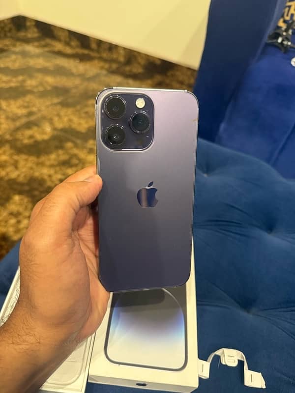 IPhone 14 Pro Max – 256GB – Deep Purple – PTA Approved – 10/10 7