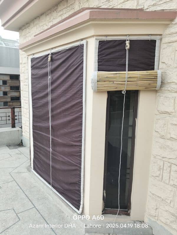 kana chikh window chick . bamboo chik blinds heat prof water proof 4