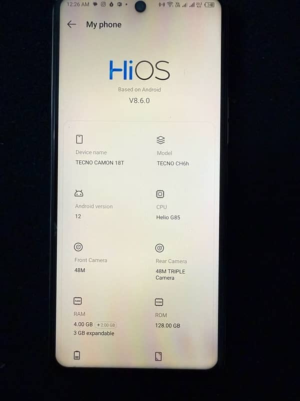 techno camon 18T 2