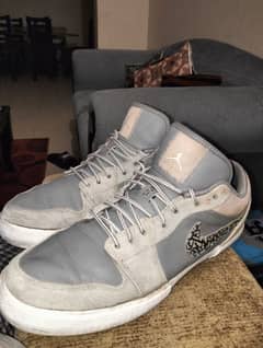 Nike air Jordan low ele print vol 1 and under armour cleats high