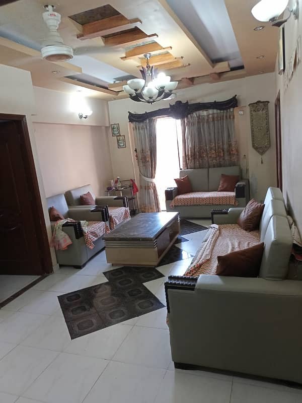 three bed dd grey skyline leased apartment for sale in johar 4