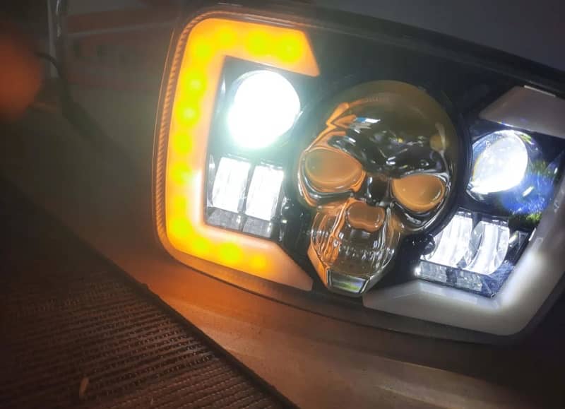 skull light for cd70 & 125 2