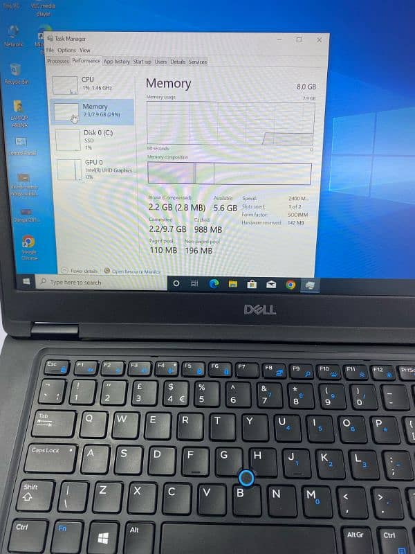 DELL Core i5-8th Generation ( 14.6” Screen)(8/256gb) 6