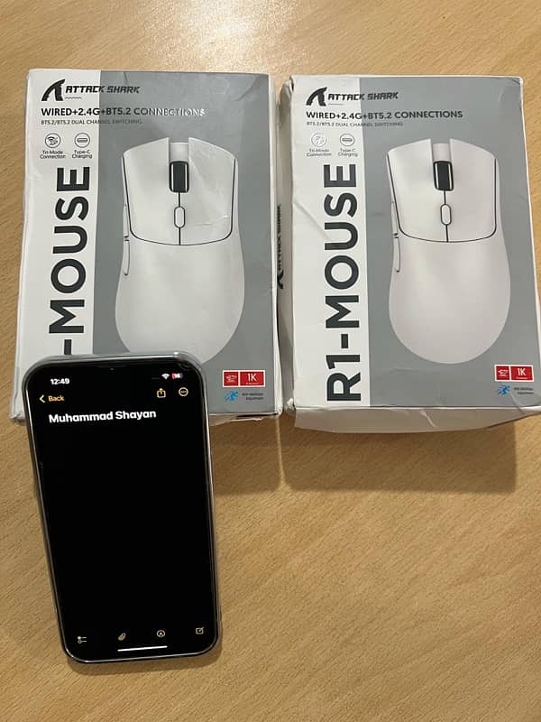 Attack Shark R1 Brand New Box Packed Wireless Gaming Mouse 0