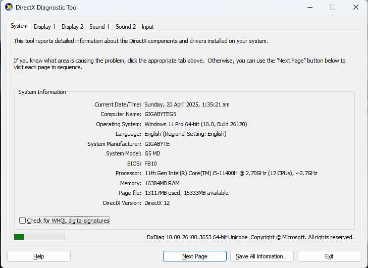 Gaming laptop| Gigabyte G5 MD| Core i5 11 gen| RTX 3050 TI 6