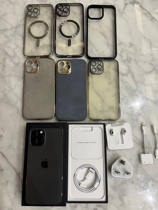 IPHONE 12 PRO MAX with POWER BANK and ACCESSORIES NON PTA 1
