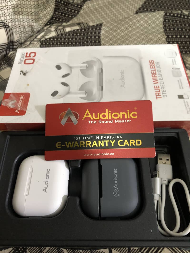 Audionic Airbuds 5 | 1 Year Warranty | Box Packed 1