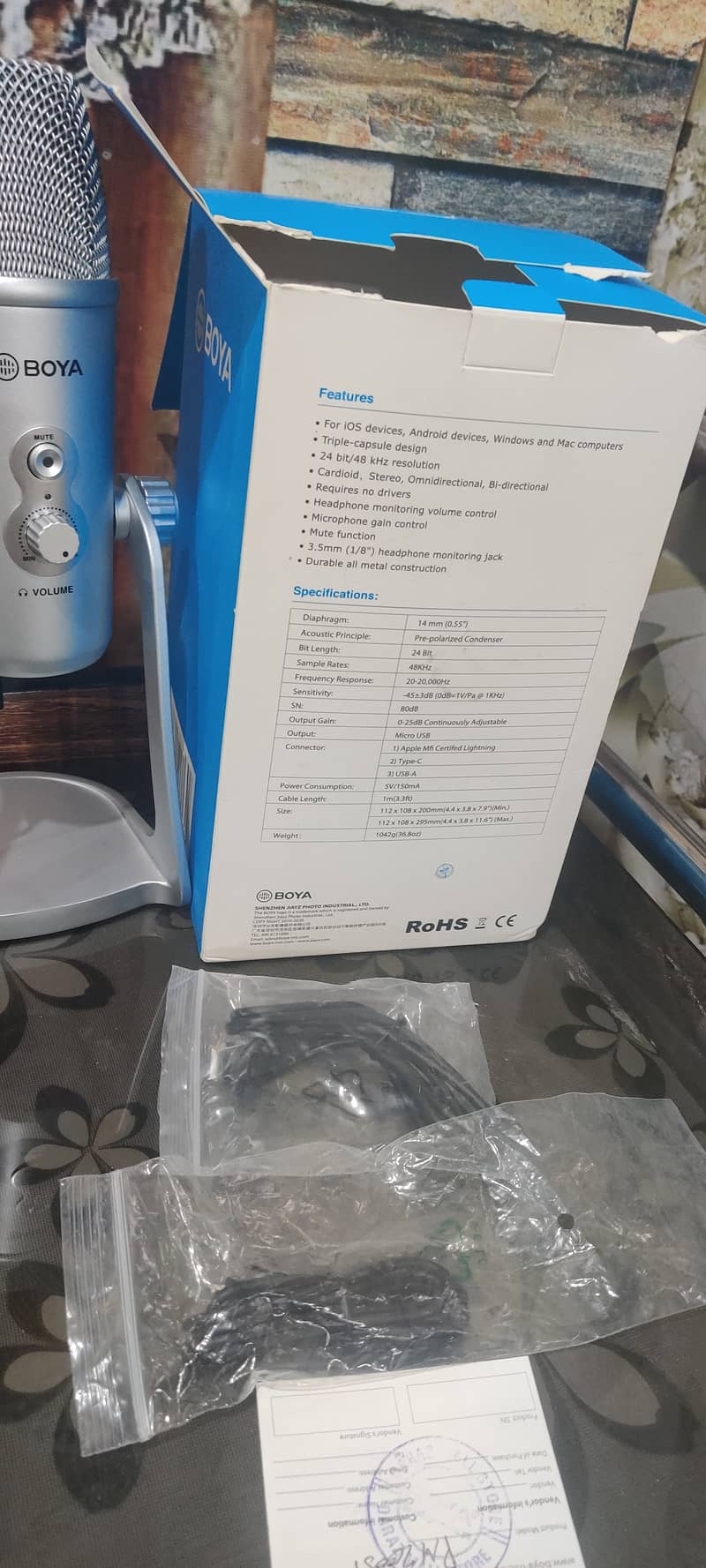 Boya BY-PM700SP Condenser microphone with Warranty 1