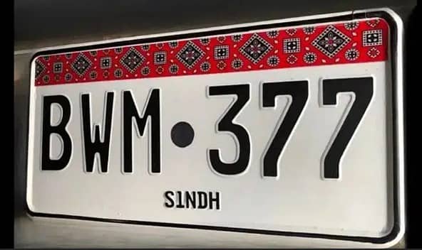 A+ genuine Number plates F/ Embosed number plates / bike Number Plate 12