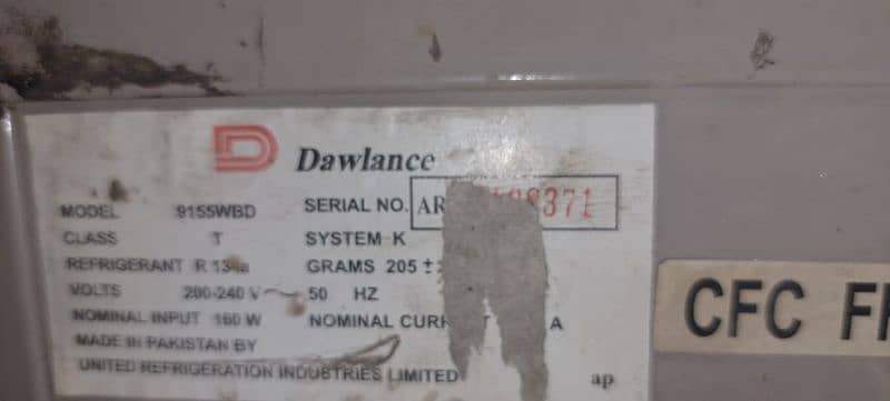 Dawlance refrigerator 2