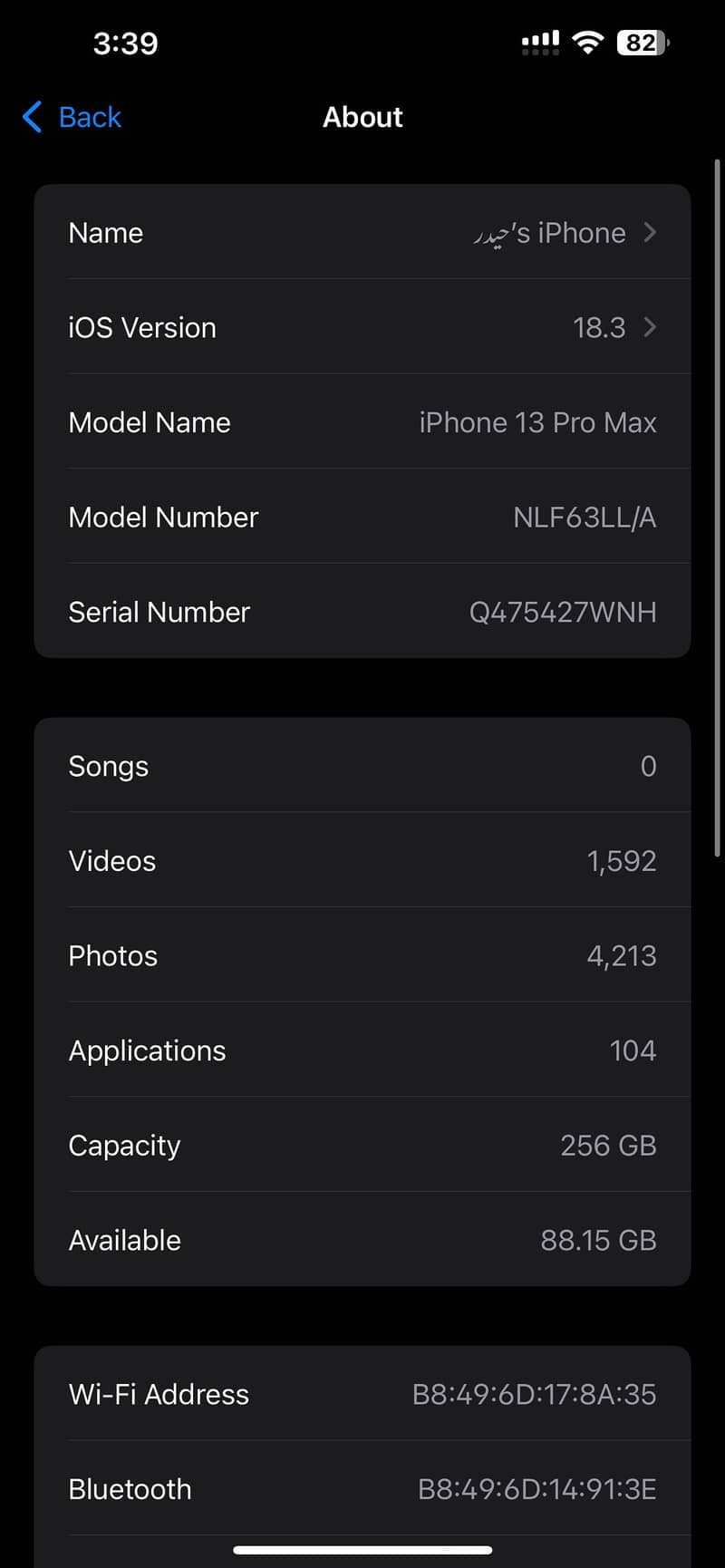 Iphone 13 pro max jv 256gb 5