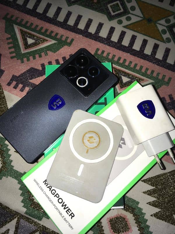 infinix note 40 16Gb ram 256 Gb Storage with wireless bank 1