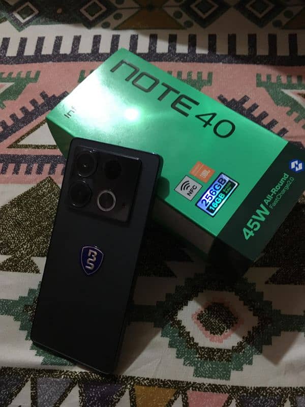 infinix note 40 16Gb ram 256 Gb Storage with wireless bank 5