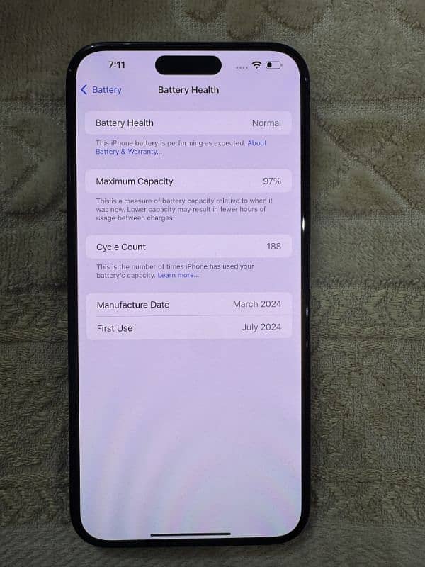 Iphone 15 Pro Max Physical Sim 10/10 JV Under 4 Months Apple Warranty 11