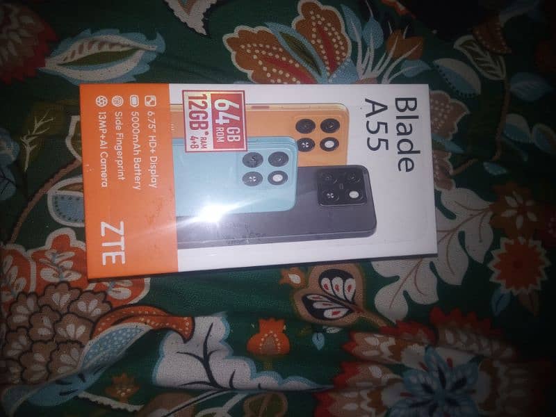 ZTE blade A55 4+64 With Fingers Print  Urgent Selll 2