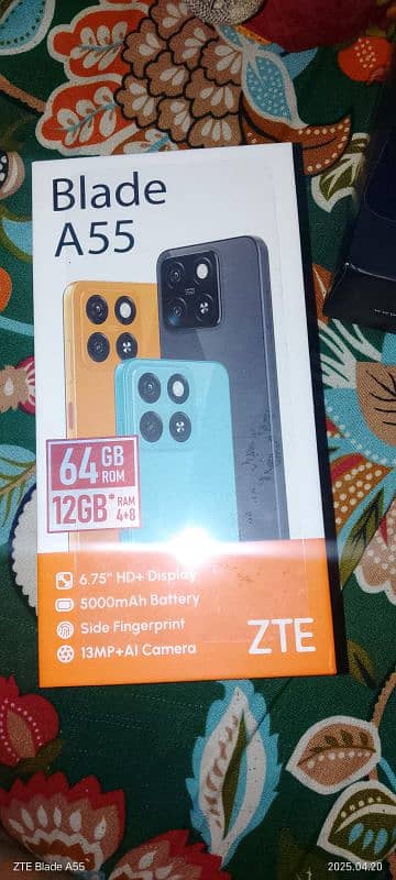 ZTE blade A55 4+64 With Fingers Print  Urgent Selll 8