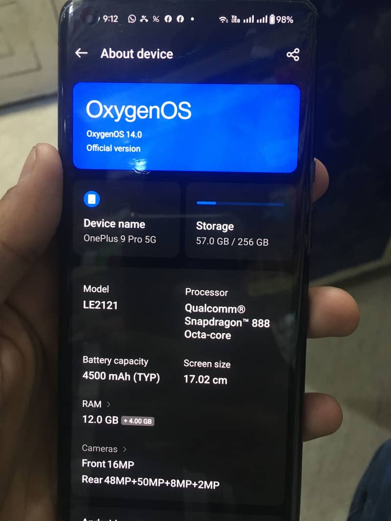 1 plus 9 pro 10/10 condition officials pta approved with original 3