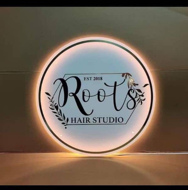Acrylic LED Sign Board 2