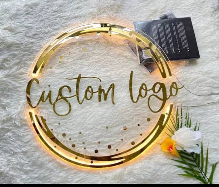 Acrylic LED Sign Board 4
