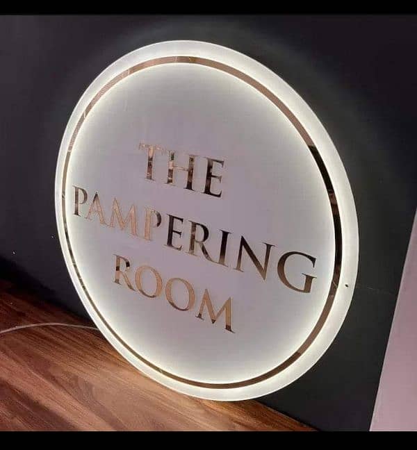 Acrylic LED Sign Board 6