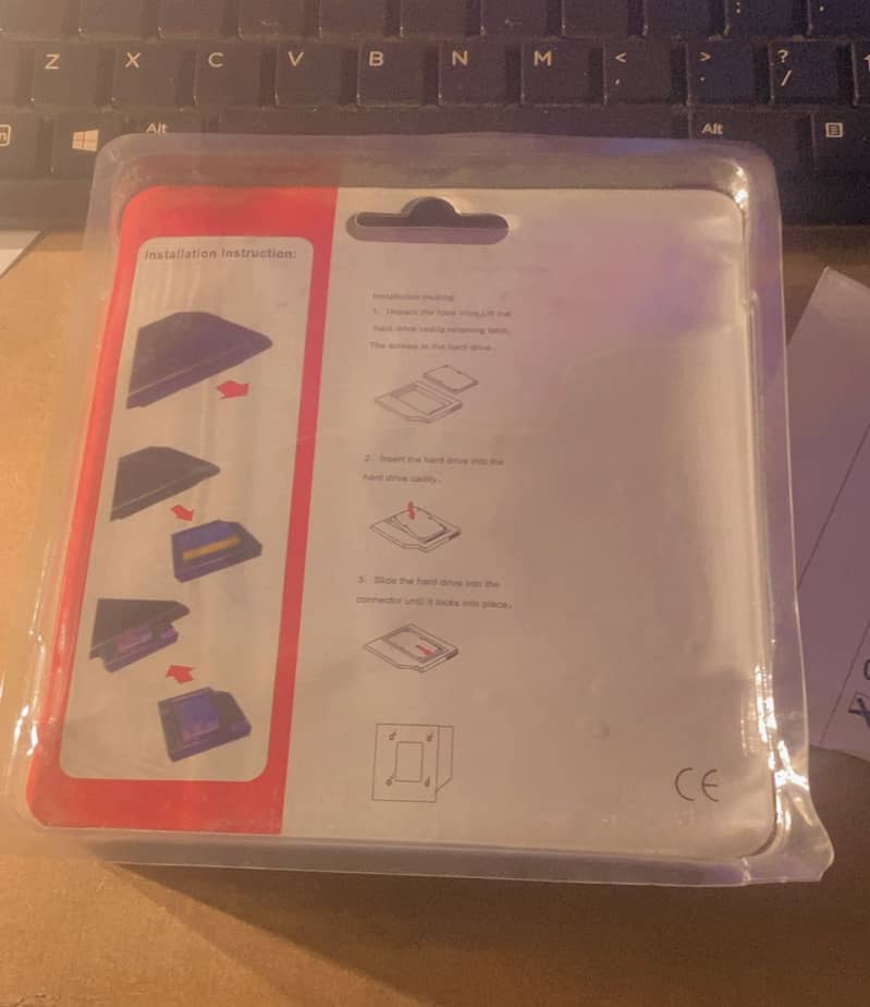Caddy Laptop SSD or HDD addition box 1