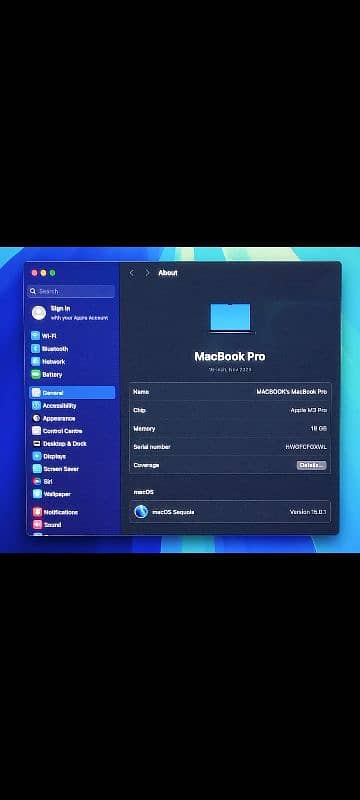 MacBook M3 Pro 2023 18GB 512GB 16" Display MRW13 Under Apple Warranty 2