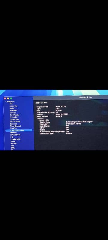 MacBook M3 Pro 2023 18GB 512GB 16" Display MRW13 Under Apple Warranty 7