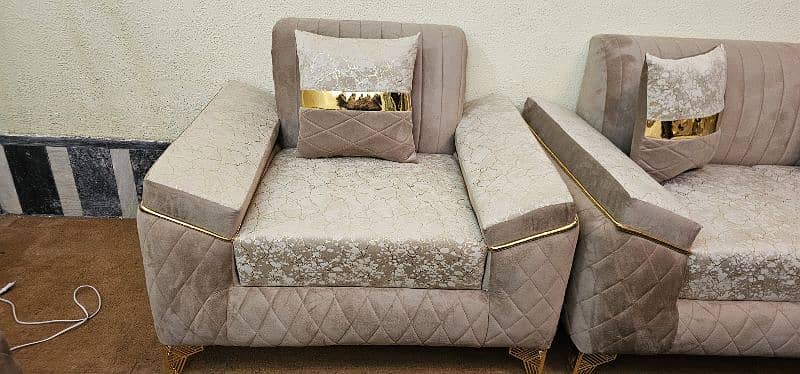 sofa set. 6 seater sofa set. bed set. console. flower chairs 2