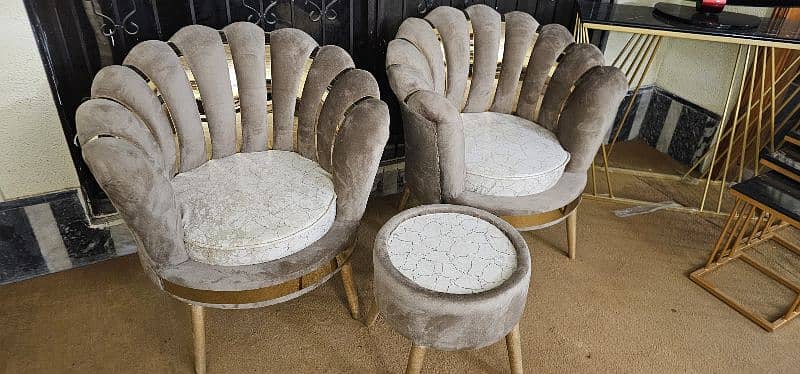 sofa set. 6 seater sofa set. bed set. console. flower chairs 5