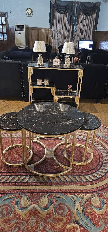 sofa set. 6 seater sofa set. bed set. console. flower chairs 15