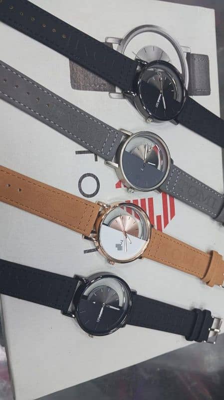 Royal Brown Men's Leather Watch 1