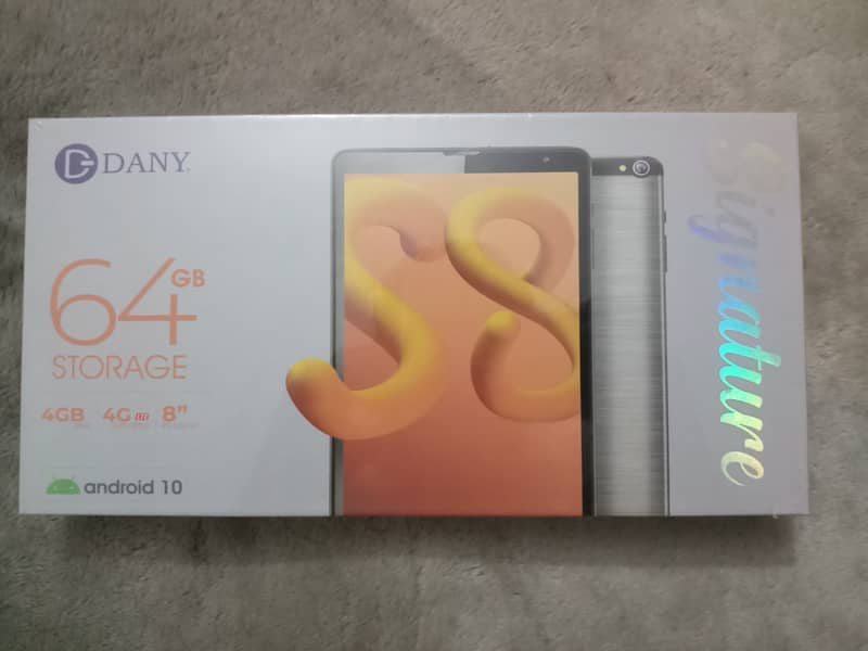 DANY Signature S8 Tablet (4gb ram/ 64gb internal storage)- 31%off 11