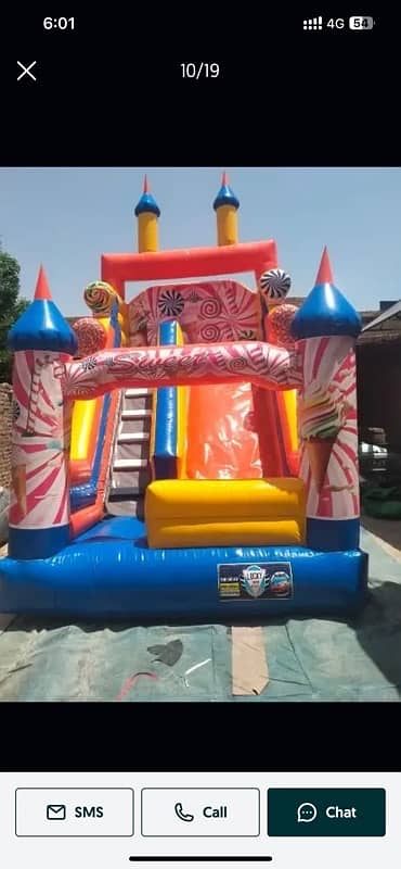 jumping castle slide har kisem ki available ha 17