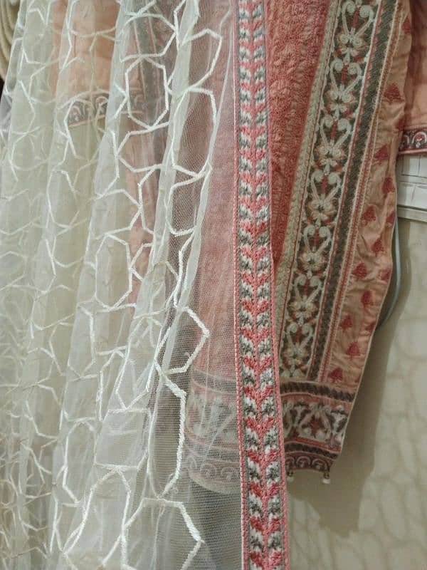 lawn embroidery suit just used once look like new 0