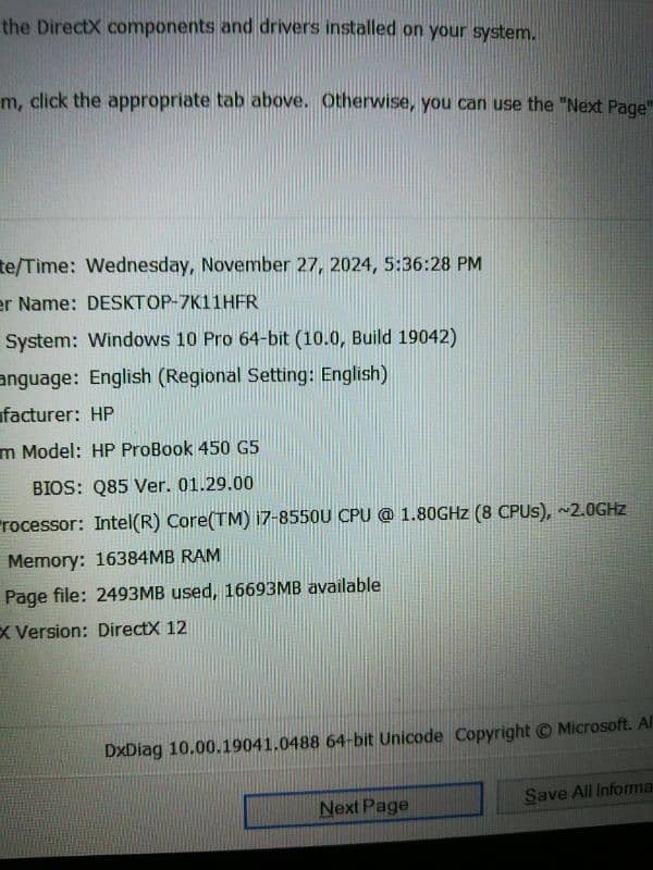 HP Probook 450 G5 i7 8th Gen Laptop with Nvidia 2GB GPU (UAE Import) 9