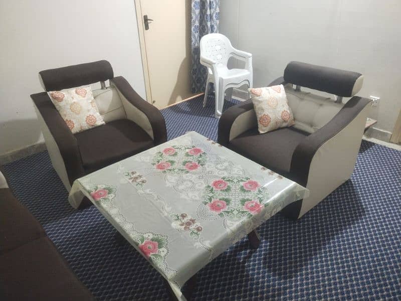 sofa set with glass table 2