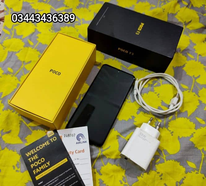 Poco F3  8/256 condition 10/10 0