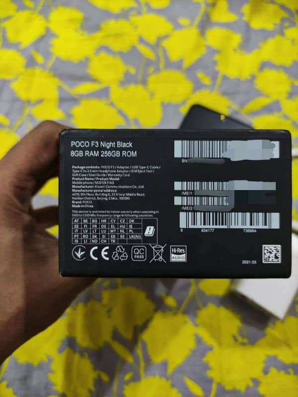 Poco F3  8/256 condition 10/10 18