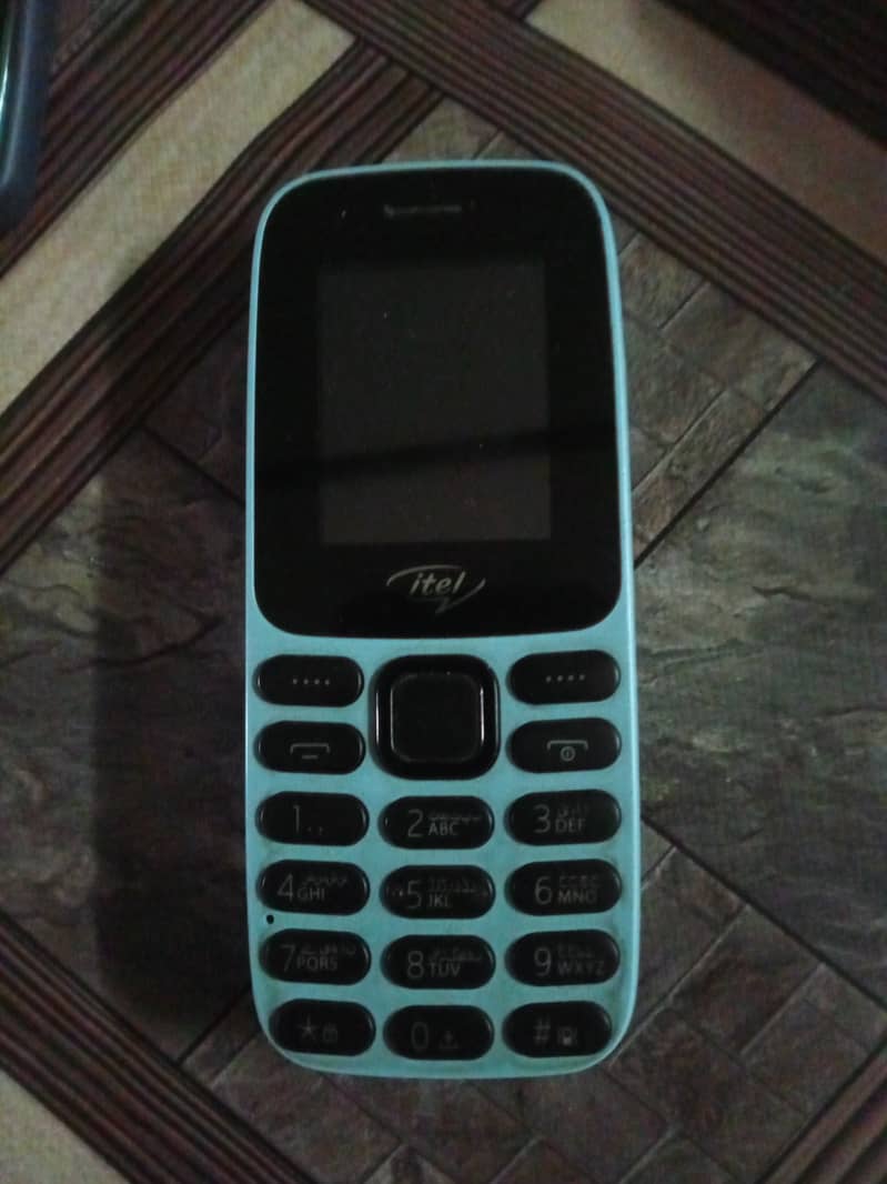 Itel value 110 blue color 4