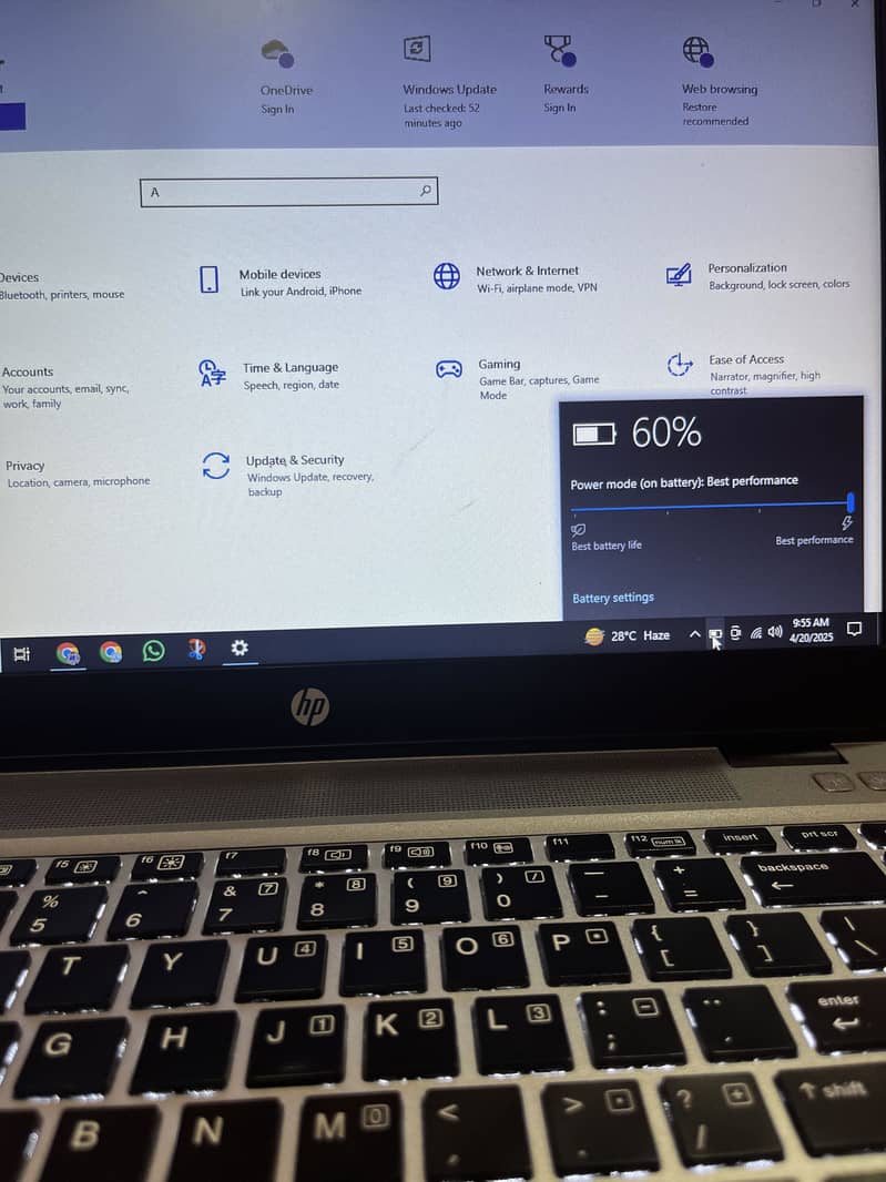 Hp elite book core i5 6 gen 0