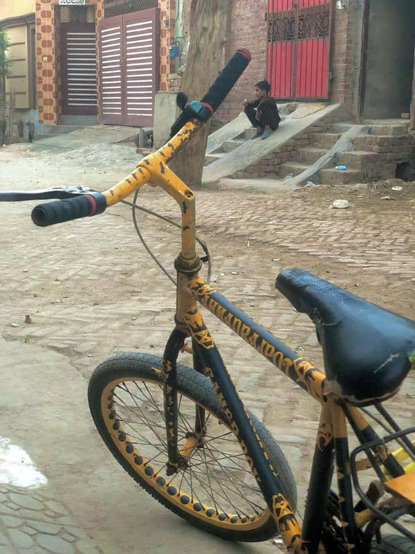 Wheeler Bicycle All Ok and 10/8 Condition ok but geer me thoda issue 1