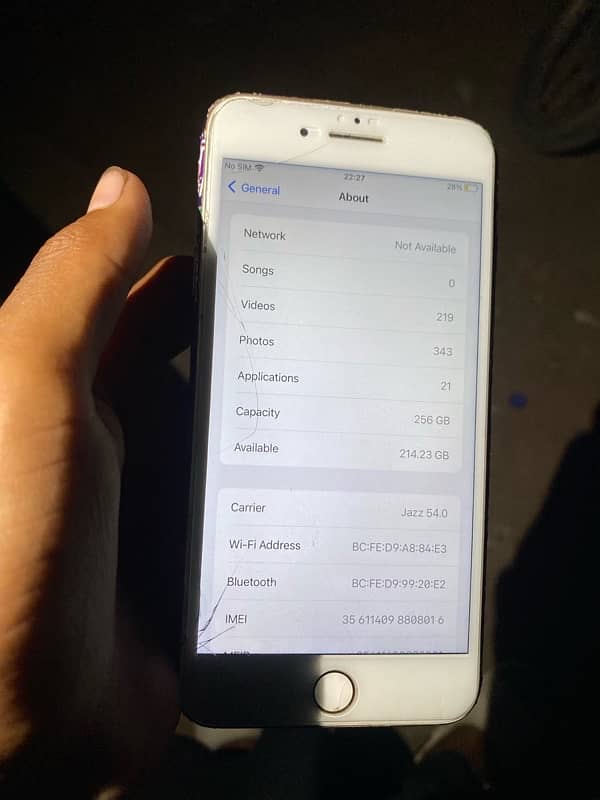 iPhone 8 Plus non Pta 256 gb Factory unlock ha 3